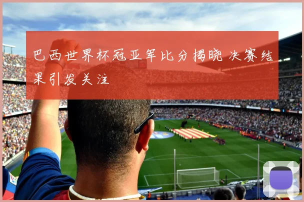 巴西世界杯冠亚军比分揭晓 决赛结果引发关注
